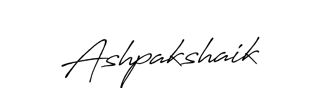 Ashpakshaik stylish signature style. Best Handwritten Sign (Antro_Vectra_Bolder) for my name. Handwritten Signature Collection Ideas for my name Ashpakshaik. Ashpakshaik signature style 7 images and pictures png