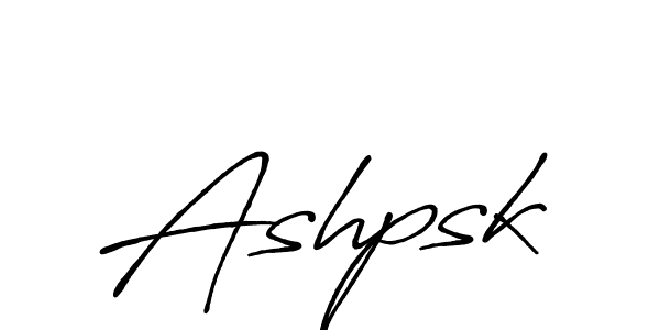 Ashpsk stylish signature style. Best Handwritten Sign (Antro_Vectra_Bolder) for my name. Handwritten Signature Collection Ideas for my name Ashpsk. Ashpsk signature style 7 images and pictures png