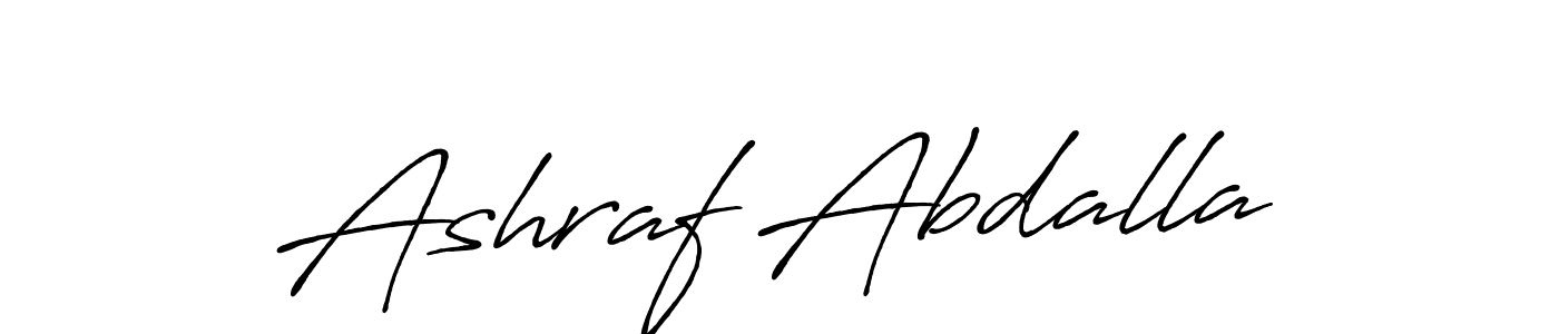 This is the best signature style for the Ashraf Abdalla name. Also you like these signature font (Antro_Vectra_Bolder). Mix name signature. Ashraf Abdalla signature style 7 images and pictures png