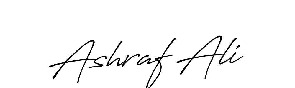Ashraf Ali stylish signature style. Best Handwritten Sign (Antro_Vectra_Bolder) for my name. Handwritten Signature Collection Ideas for my name Ashraf Ali. Ashraf Ali signature style 7 images and pictures png