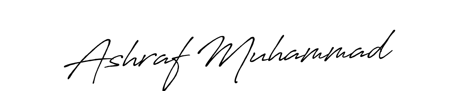 You should practise on your own different ways (Antro_Vectra_Bolder) to write your name (Ashraf Muhammad) in signature. don't let someone else do it for you. Ashraf Muhammad signature style 7 images and pictures png