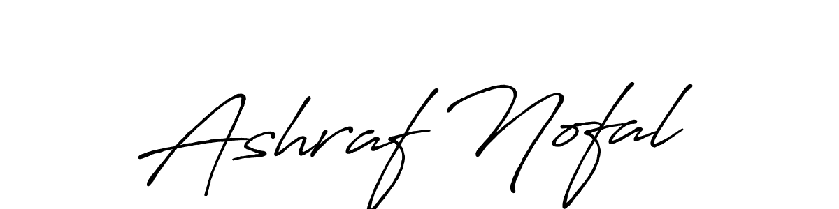 Also You can easily find your signature by using the search form. We will create Ashraf Nofal name handwritten signature images for you free of cost using Antro_Vectra_Bolder sign style. Ashraf Nofal signature style 7 images and pictures png