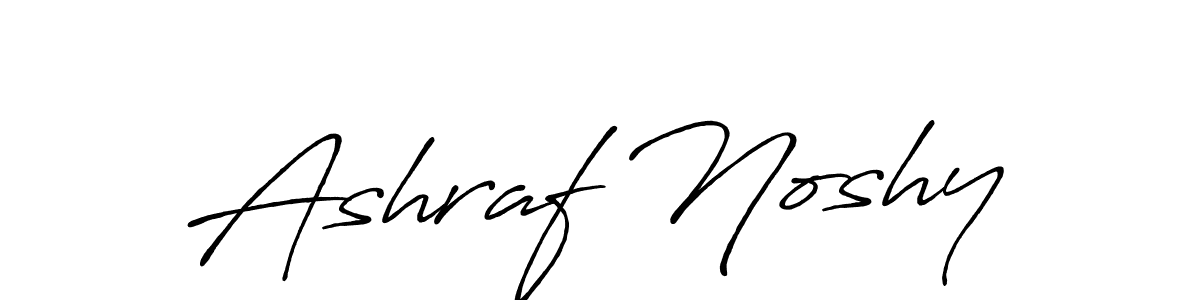 Also we have Ashraf Noshy name is the best signature style. Create professional handwritten signature collection using Antro_Vectra_Bolder autograph style. Ashraf Noshy signature style 7 images and pictures png