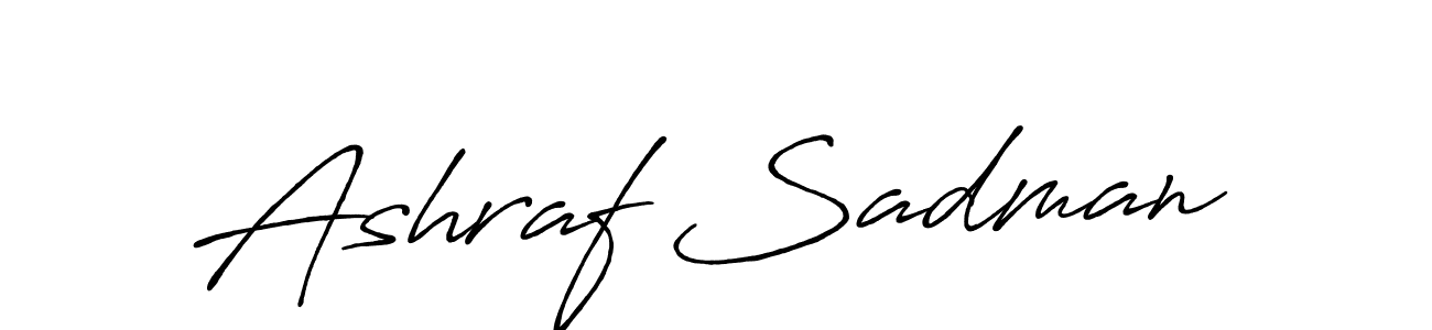 Similarly Antro_Vectra_Bolder is the best handwritten signature design. Signature creator online .You can use it as an online autograph creator for name Ashraf Sadman. Ashraf Sadman signature style 7 images and pictures png