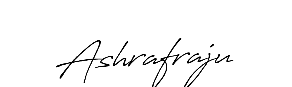 How to make Ashrafraju name signature. Use Antro_Vectra_Bolder style for creating short signs online. This is the latest handwritten sign. Ashrafraju signature style 7 images and pictures png
