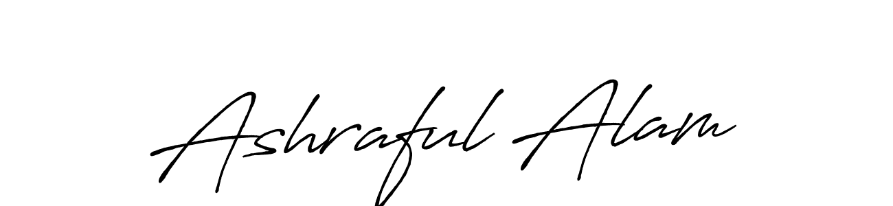 Ashraful Alam stylish signature style. Best Handwritten Sign (Antro_Vectra_Bolder) for my name. Handwritten Signature Collection Ideas for my name Ashraful Alam. Ashraful Alam signature style 7 images and pictures png