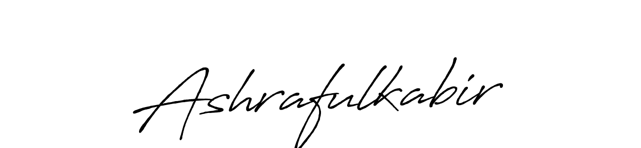 Create a beautiful signature design for name Ashrafulkabir. With this signature (Antro_Vectra_Bolder) fonts, you can make a handwritten signature for free. Ashrafulkabir signature style 7 images and pictures png