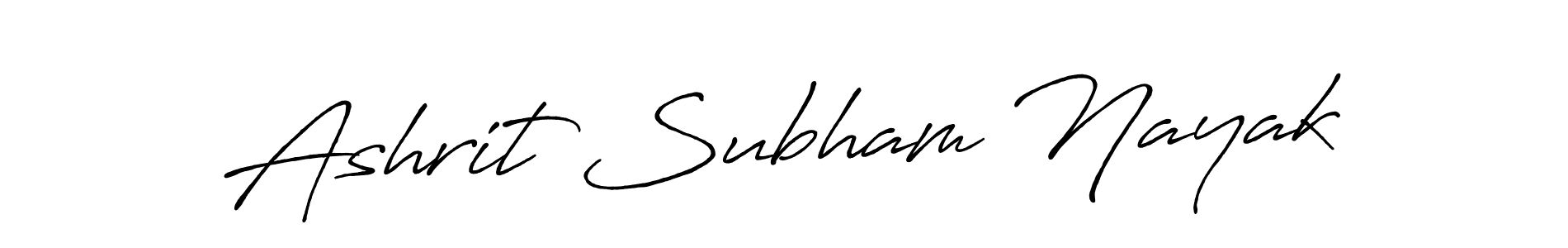 This is the best signature style for the Ashrit Subham Nayak name. Also you like these signature font (Antro_Vectra_Bolder). Mix name signature. Ashrit Subham Nayak signature style 7 images and pictures png