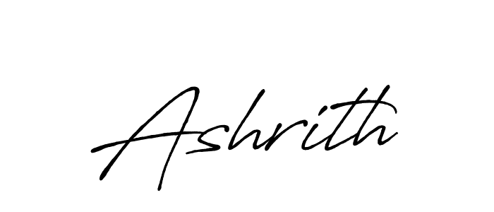 Ashrith stylish signature style. Best Handwritten Sign (Antro_Vectra_Bolder) for my name. Handwritten Signature Collection Ideas for my name Ashrith. Ashrith signature style 7 images and pictures png