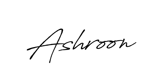 Antro_Vectra_Bolder is a professional signature style that is perfect for those who want to add a touch of class to their signature. It is also a great choice for those who want to make their signature more unique. Get Ashroon name to fancy signature for free. Ashroon signature style 7 images and pictures png