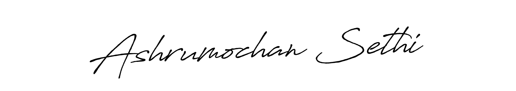 You should practise on your own different ways (Antro_Vectra_Bolder) to write your name (Ashrumochan Sethi) in signature. don't let someone else do it for you. Ashrumochan Sethi signature style 7 images and pictures png