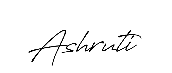 How to make Ashruti signature? Antro_Vectra_Bolder is a professional autograph style. Create handwritten signature for Ashruti name. Ashruti signature style 7 images and pictures png