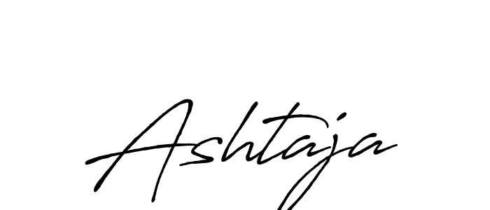 Use a signature maker to create a handwritten signature online. With this signature software, you can design (Antro_Vectra_Bolder) your own signature for name Ashtaja. Ashtaja signature style 7 images and pictures png