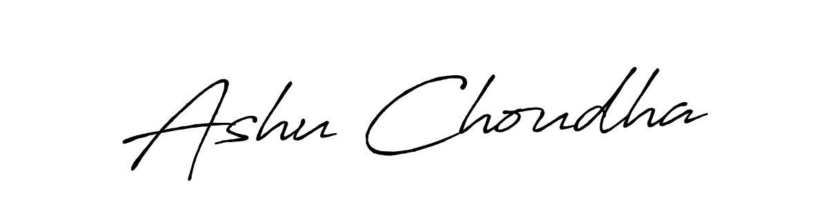if you are searching for the best signature style for your name Ashu Choudha. so please give up your signature search. here we have designed multiple signature styles  using Antro_Vectra_Bolder. Ashu Choudha signature style 7 images and pictures png