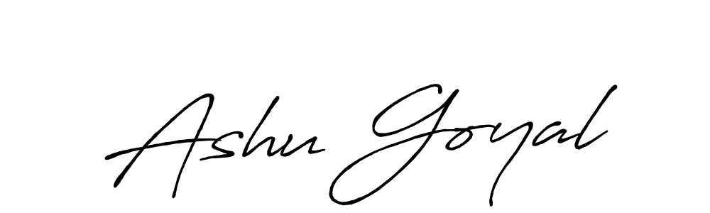 It looks lik you need a new signature style for name Ashu Goyal. Design unique handwritten (Antro_Vectra_Bolder) signature with our free signature maker in just a few clicks. Ashu Goyal signature style 7 images and pictures png