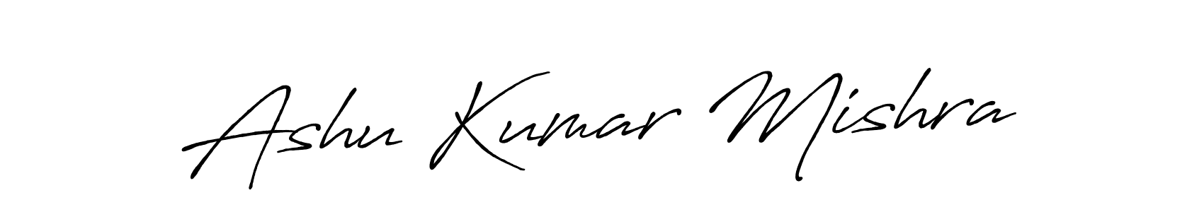 Use a signature maker to create a handwritten signature online. With this signature software, you can design (Antro_Vectra_Bolder) your own signature for name Ashu Kumar Mishra. Ashu Kumar Mishra signature style 7 images and pictures png