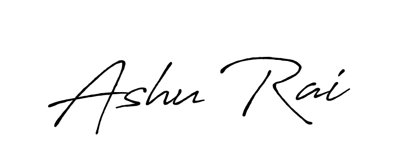 It looks lik you need a new signature style for name Ashu Rai. Design unique handwritten (Antro_Vectra_Bolder) signature with our free signature maker in just a few clicks. Ashu Rai signature style 7 images and pictures png