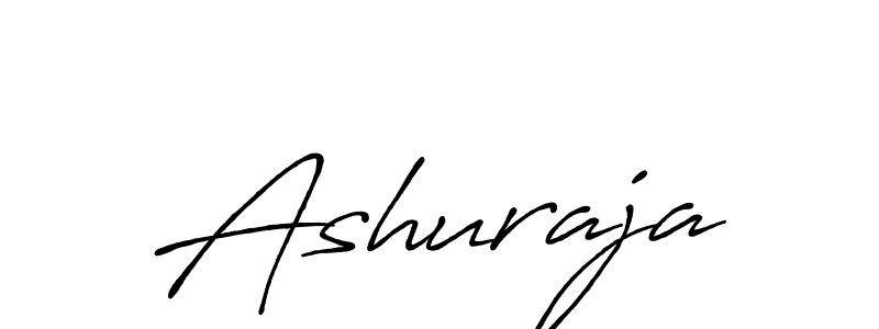 Make a beautiful signature design for name Ashuraja. With this signature (Antro_Vectra_Bolder) style, you can create a handwritten signature for free. Ashuraja signature style 7 images and pictures png