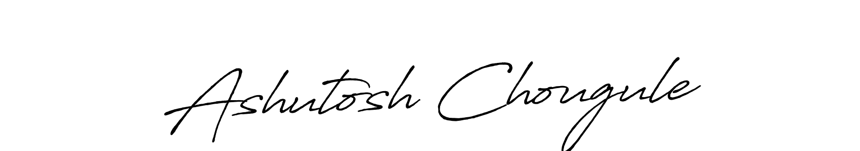 Create a beautiful signature design for name Ashutosh Chougule. With this signature (Antro_Vectra_Bolder) fonts, you can make a handwritten signature for free. Ashutosh Chougule signature style 7 images and pictures png