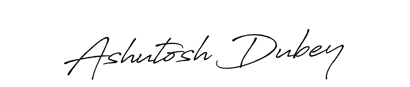 Make a beautiful signature design for name Ashutosh Dubey. With this signature (Antro_Vectra_Bolder) style, you can create a handwritten signature for free. Ashutosh Dubey signature style 7 images and pictures png