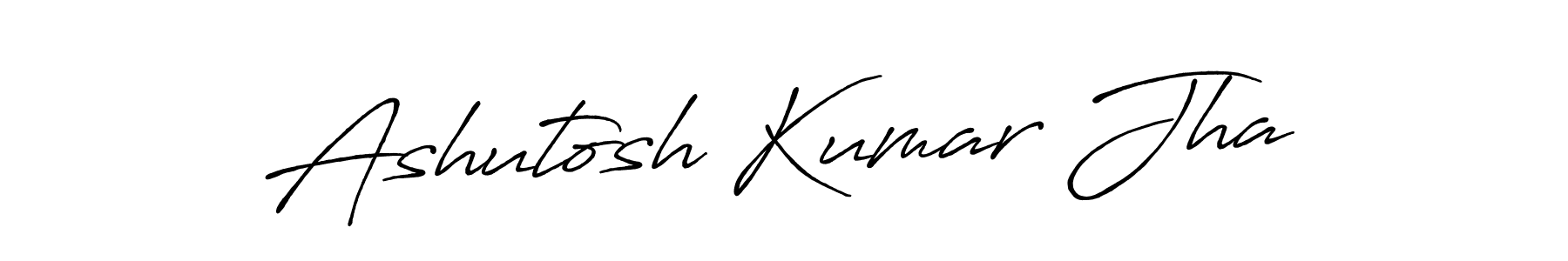 Use a signature maker to create a handwritten signature online. With this signature software, you can design (Antro_Vectra_Bolder) your own signature for name Ashutosh Kumar Jha. Ashutosh Kumar Jha signature style 7 images and pictures png