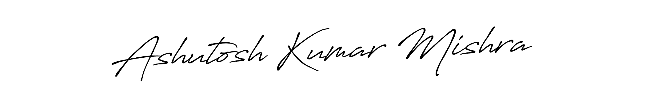 How to make Ashutosh Kumar Mishra name signature. Use Antro_Vectra_Bolder style for creating short signs online. This is the latest handwritten sign. Ashutosh Kumar Mishra signature style 7 images and pictures png