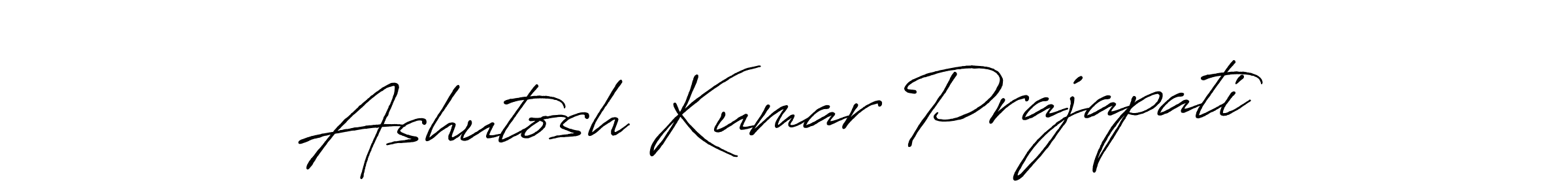 How to make Ashutosh Kumar Prajapati name signature. Use Antro_Vectra_Bolder style for creating short signs online. This is the latest handwritten sign. Ashutosh Kumar Prajapati signature style 7 images and pictures png