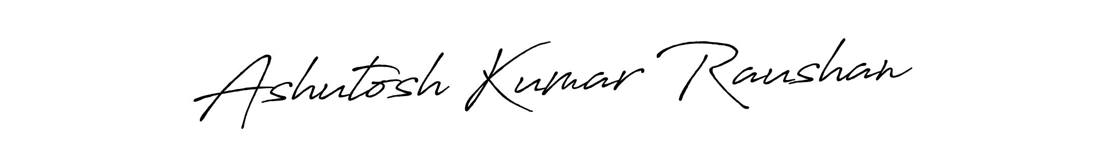 Ashutosh Kumar Raushan stylish signature style. Best Handwritten Sign (Antro_Vectra_Bolder) for my name. Handwritten Signature Collection Ideas for my name Ashutosh Kumar Raushan. Ashutosh Kumar Raushan signature style 7 images and pictures png