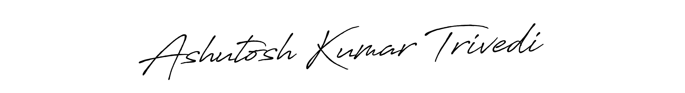 Ashutosh Kumar Trivedi stylish signature style. Best Handwritten Sign (Antro_Vectra_Bolder) for my name. Handwritten Signature Collection Ideas for my name Ashutosh Kumar Trivedi. Ashutosh Kumar Trivedi signature style 7 images and pictures png