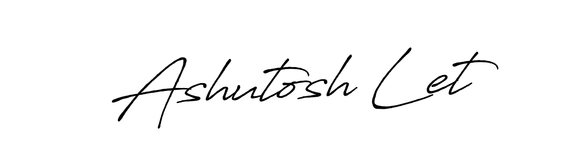 How to make Ashutosh Let signature? Antro_Vectra_Bolder is a professional autograph style. Create handwritten signature for Ashutosh Let name. Ashutosh Let signature style 7 images and pictures png