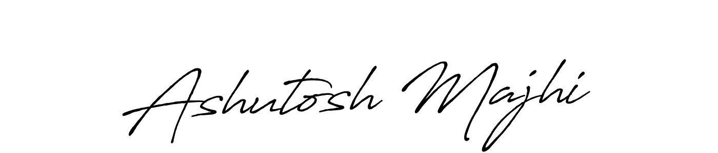 How to make Ashutosh Majhi name signature. Use Antro_Vectra_Bolder style for creating short signs online. This is the latest handwritten sign. Ashutosh Majhi signature style 7 images and pictures png
