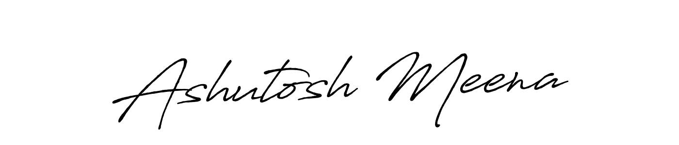 Similarly Antro_Vectra_Bolder is the best handwritten signature design. Signature creator online .You can use it as an online autograph creator for name Ashutosh Meena. Ashutosh Meena signature style 7 images and pictures png