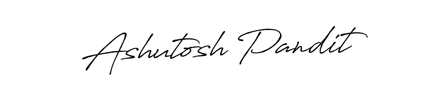 Use a signature maker to create a handwritten signature online. With this signature software, you can design (Antro_Vectra_Bolder) your own signature for name Ashutosh Pandit. Ashutosh Pandit signature style 7 images and pictures png