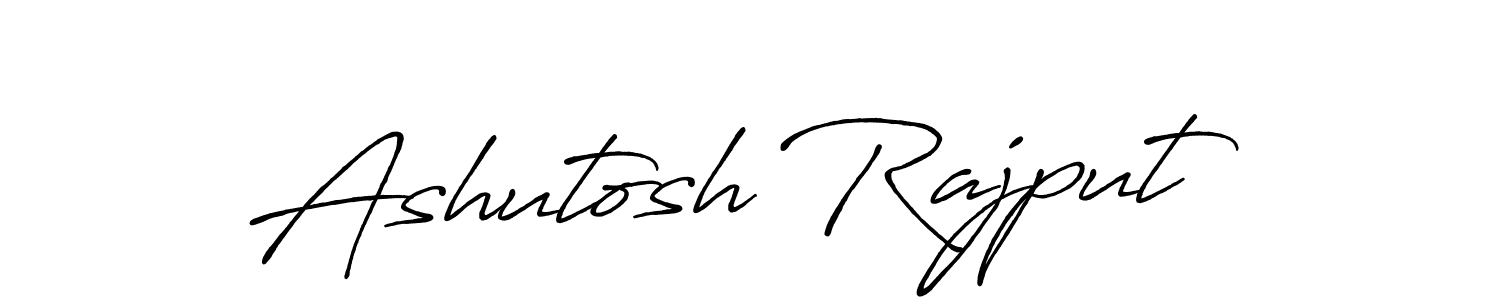 Create a beautiful signature design for name Ashutosh Rajput. With this signature (Antro_Vectra_Bolder) fonts, you can make a handwritten signature for free. Ashutosh Rajput signature style 7 images and pictures png