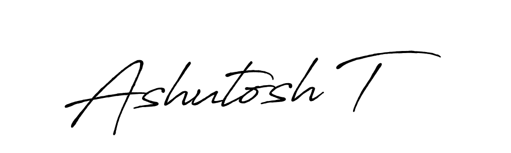 Similarly Antro_Vectra_Bolder is the best handwritten signature design. Signature creator online .You can use it as an online autograph creator for name Ashutosh T. Ashutosh T signature style 7 images and pictures png