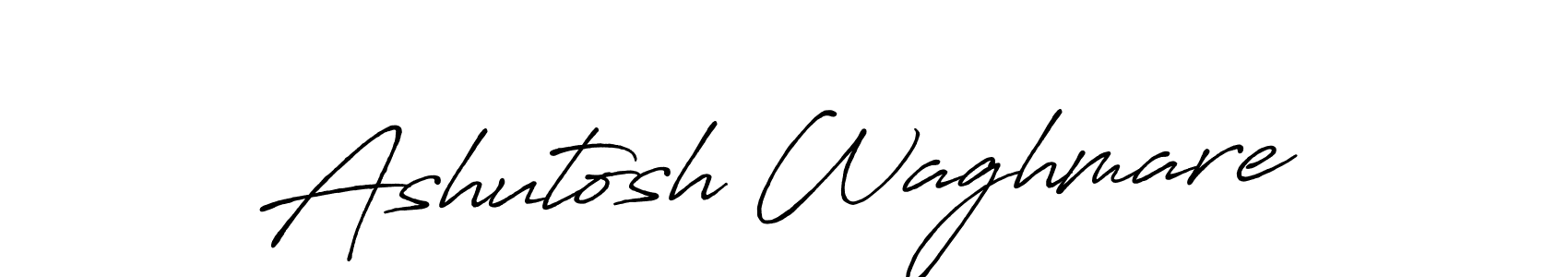 How to make Ashutosh Waghmare signature? Antro_Vectra_Bolder is a professional autograph style. Create handwritten signature for Ashutosh Waghmare name. Ashutosh Waghmare signature style 7 images and pictures png