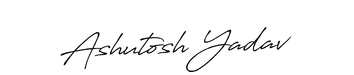 How to make Ashutosh Yadav signature? Antro_Vectra_Bolder is a professional autograph style. Create handwritten signature for Ashutosh Yadav name. Ashutosh Yadav signature style 7 images and pictures png