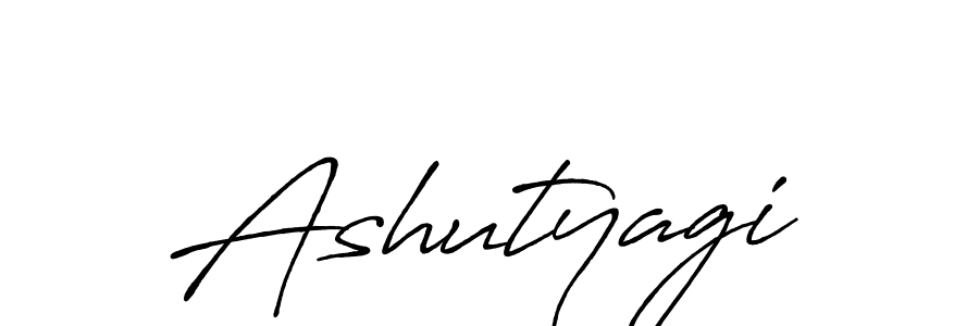 Use a signature maker to create a handwritten signature online. With this signature software, you can design (Antro_Vectra_Bolder) your own signature for name Ashutyagi. Ashutyagi signature style 7 images and pictures png