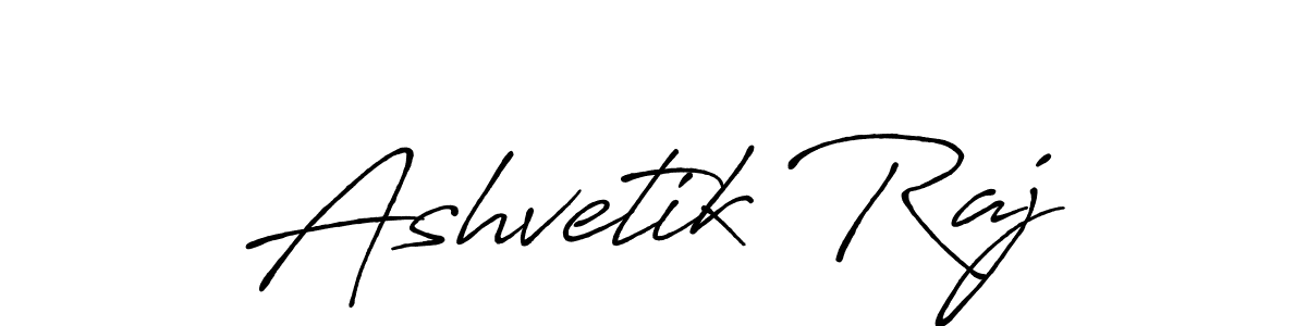 Ashvetik Raj stylish signature style. Best Handwritten Sign (Antro_Vectra_Bolder) for my name. Handwritten Signature Collection Ideas for my name Ashvetik Raj. Ashvetik Raj signature style 7 images and pictures png