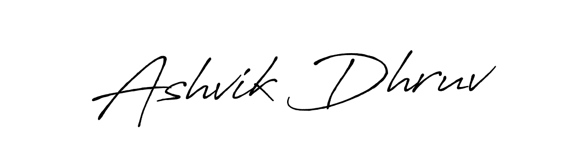 This is the best signature style for the Ashvik Dhruv name. Also you like these signature font (Antro_Vectra_Bolder). Mix name signature. Ashvik Dhruv signature style 7 images and pictures png