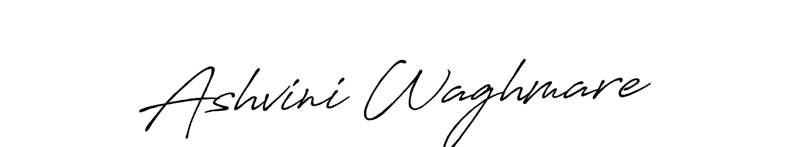 Use a signature maker to create a handwritten signature online. With this signature software, you can design (Antro_Vectra_Bolder) your own signature for name Ashvini Waghmare. Ashvini Waghmare signature style 7 images and pictures png