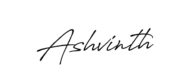 Make a beautiful signature design for name Ashvinth. With this signature (Antro_Vectra_Bolder) style, you can create a handwritten signature for free. Ashvinth signature style 7 images and pictures png
