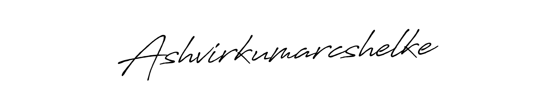 Create a beautiful signature design for name Ashvirkumarcshelke. With this signature (Antro_Vectra_Bolder) fonts, you can make a handwritten signature for free. Ashvirkumarcshelke signature style 7 images and pictures png