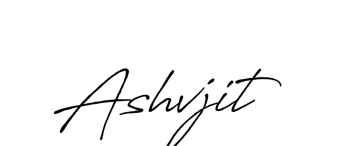 Make a beautiful signature design for name Ashvjit. With this signature (Antro_Vectra_Bolder) style, you can create a handwritten signature for free. Ashvjit signature style 7 images and pictures png