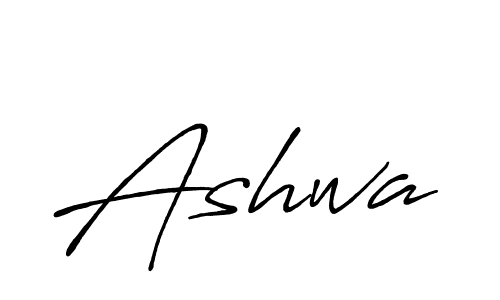 Make a beautiful signature design for name Ashwa. With this signature (Antro_Vectra_Bolder) style, you can create a handwritten signature for free. Ashwa signature style 7 images and pictures png