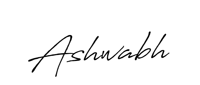 Make a beautiful signature design for name Ashwabh. With this signature (Antro_Vectra_Bolder) style, you can create a handwritten signature for free. Ashwabh signature style 7 images and pictures png