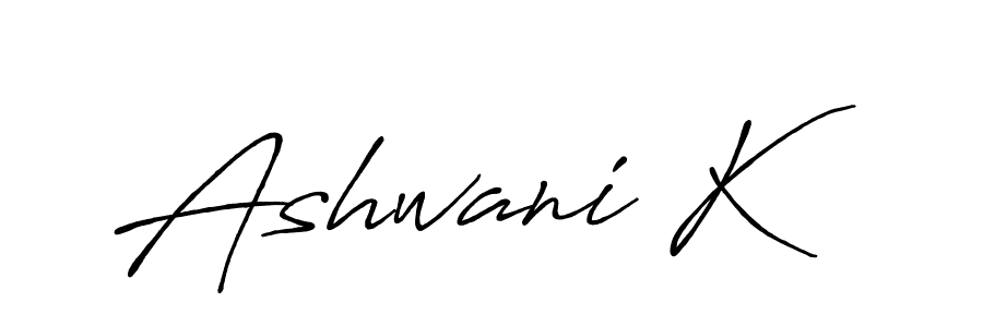 It looks lik you need a new signature style for name Ashwani K. Design unique handwritten (Antro_Vectra_Bolder) signature with our free signature maker in just a few clicks. Ashwani K signature style 7 images and pictures png