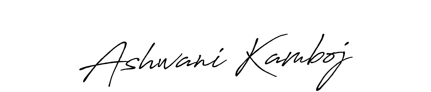 Ashwani Kamboj stylish signature style. Best Handwritten Sign (Antro_Vectra_Bolder) for my name. Handwritten Signature Collection Ideas for my name Ashwani Kamboj. Ashwani Kamboj signature style 7 images and pictures png