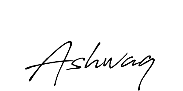 Also we have Ashwaq name is the best signature style. Create professional handwritten signature collection using Antro_Vectra_Bolder autograph style. Ashwaq signature style 7 images and pictures png