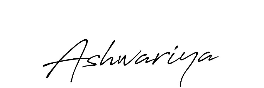 Ashwariya stylish signature style. Best Handwritten Sign (Antro_Vectra_Bolder) for my name. Handwritten Signature Collection Ideas for my name Ashwariya. Ashwariya signature style 7 images and pictures png